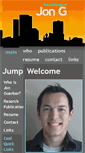 Mobile Screenshot of jonguerber.com